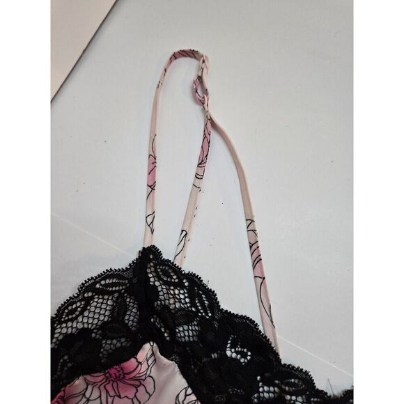 Apt. 9 Women's Pink Floral Cami Pajama Set Size Medium - Picture 3 of 11